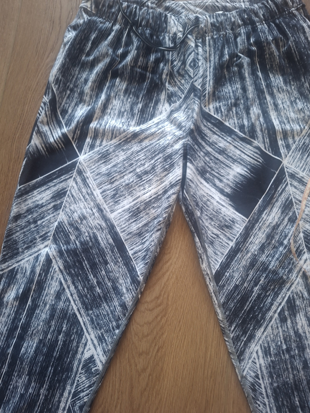 lululemon athletica Black & White Patterned Jogger